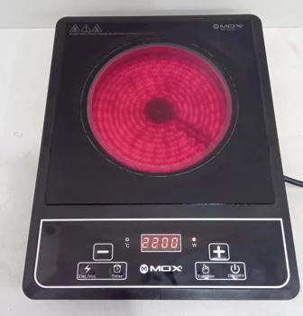 Cocina Electrica Tipo Vitroceramica Marca Mox Modelo Mo-Kic09 Usado Con Desgaste Acc La Placa Esta Con Detalles De Manchas