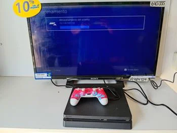 Juego Electronico Ps4 Marca Sony Modelo Cuh 2015a Disco Duro 500 Gb Con Control Con Caja Usado En Buen Estado Acc C/ Cable C.CteHdmiUsb Cargador