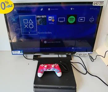 Foto 3 de Juego Electronico Ps4 Marca Sony Modelo Cuh 2015a Disco Duro 500 Gb Con Control Con Caja Usado En Buen Estado Acc C/ Cable C.CteHdmiUsb Cargador