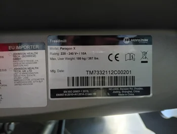 Foto 3 de Cinta Para Caminar Marca Horizon Modelo Paragon X Usado En Buen Estado Acc Iman