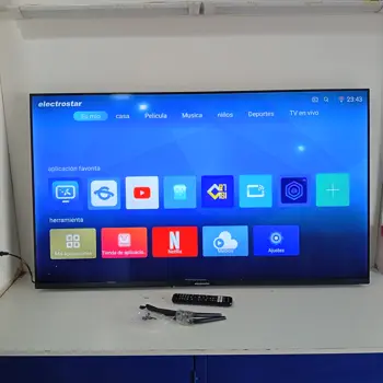 Televisor Led Smart De 50 '' Marca Electrostar Modelo Es-Tl5010 Con Control Usado En Buen Estado Acc Par De PatitasCable Corriente