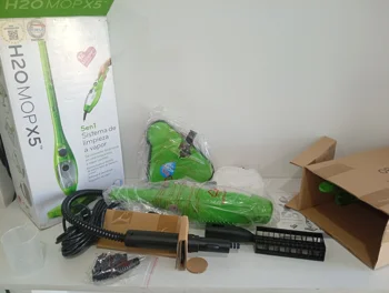 Aspiradora Marca H20 Modelo Mopx5 Nuevo Sin Uso Acc Paño Microfibra DeslizadorManguera De ExtensionPaño Para Prendas Y VentanasPaño Desempolvador Boquita Para Chorro Cepillo De AlambreMedidorHerramientas Para Limpieza De Ventana