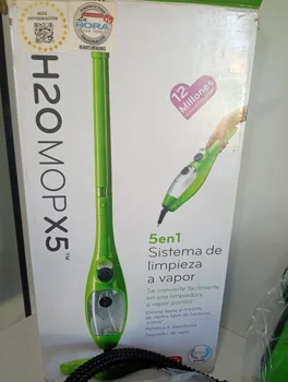 Foto 2 de Aspiradora Marca H20 Modelo Mopx5 Nuevo Sin Uso Acc Paño Microfibra DeslizadorManguera De ExtensionPaño Para Prendas Y VentanasPaño Desempolvador Boquita Para Chorro Cepillo De AlambreMedidorHerramientas Para Limpieza De Ventana