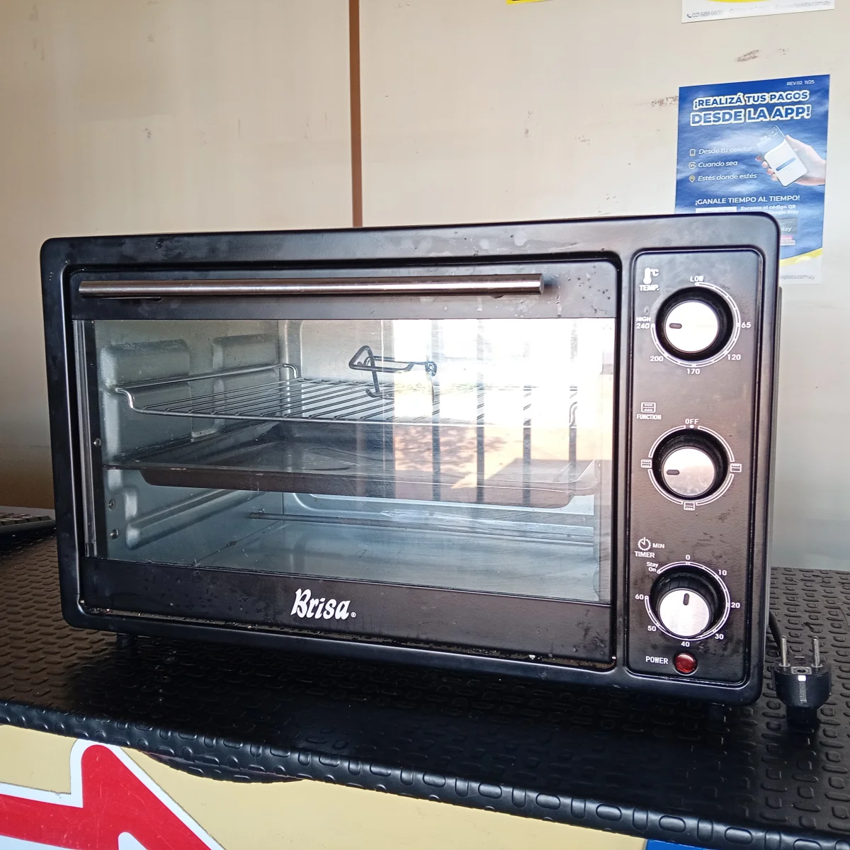 Horno Marca Brisa Litros 30 Modelo Seq5447 Usado En Buen Estado Acc ParrillaBandeja