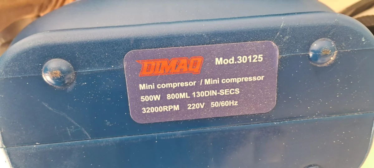 Foto 3 de Pulverizador De Pintura Marca Dimaq Modelo 30125 Usado En Buen Estado Con No Tiene Acc Tarro De 800 Ml Pistolia Manguera Aguja P/ Limpiar