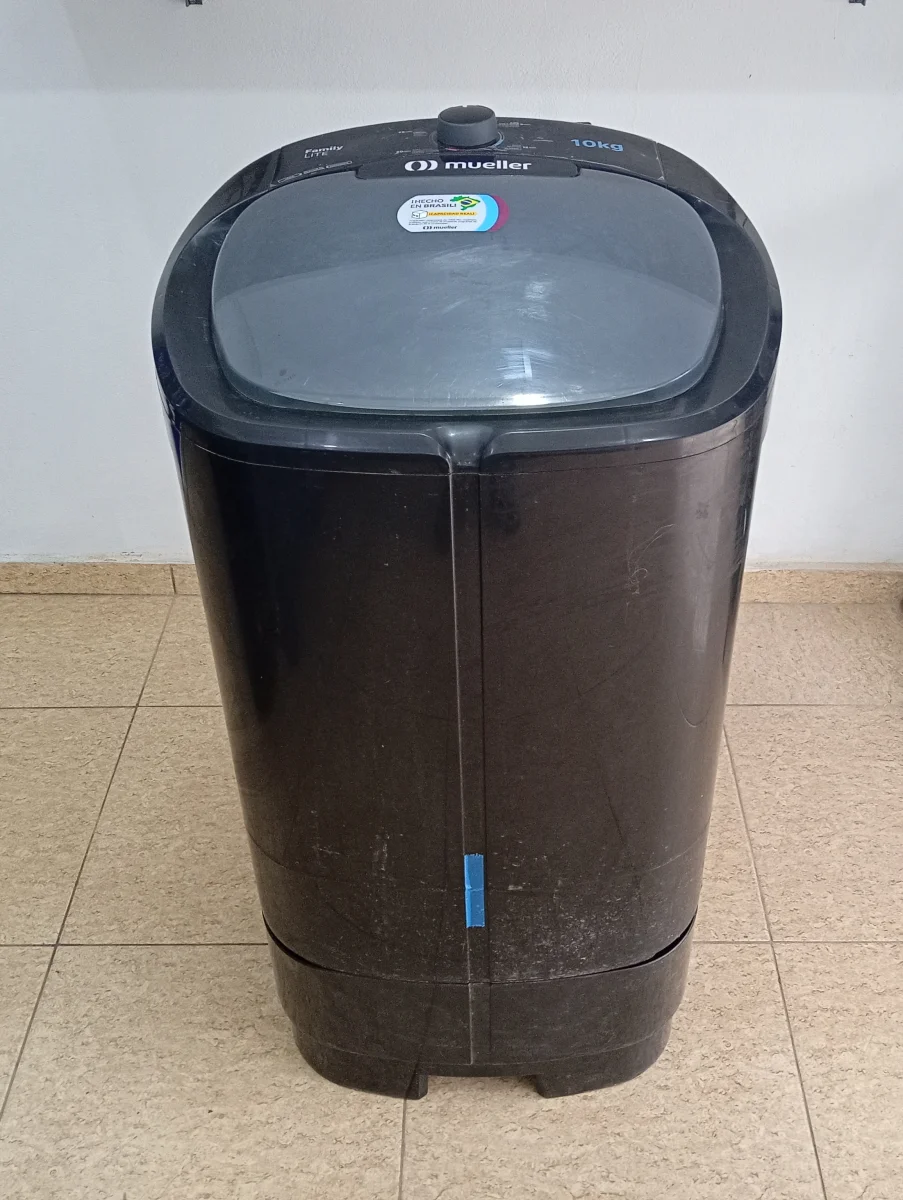 Lavarropas Cap 10 Kg. Marca Mueller Modelo Family Lite Usado En Buen Estado Acc Manguera De DescargaCon Base