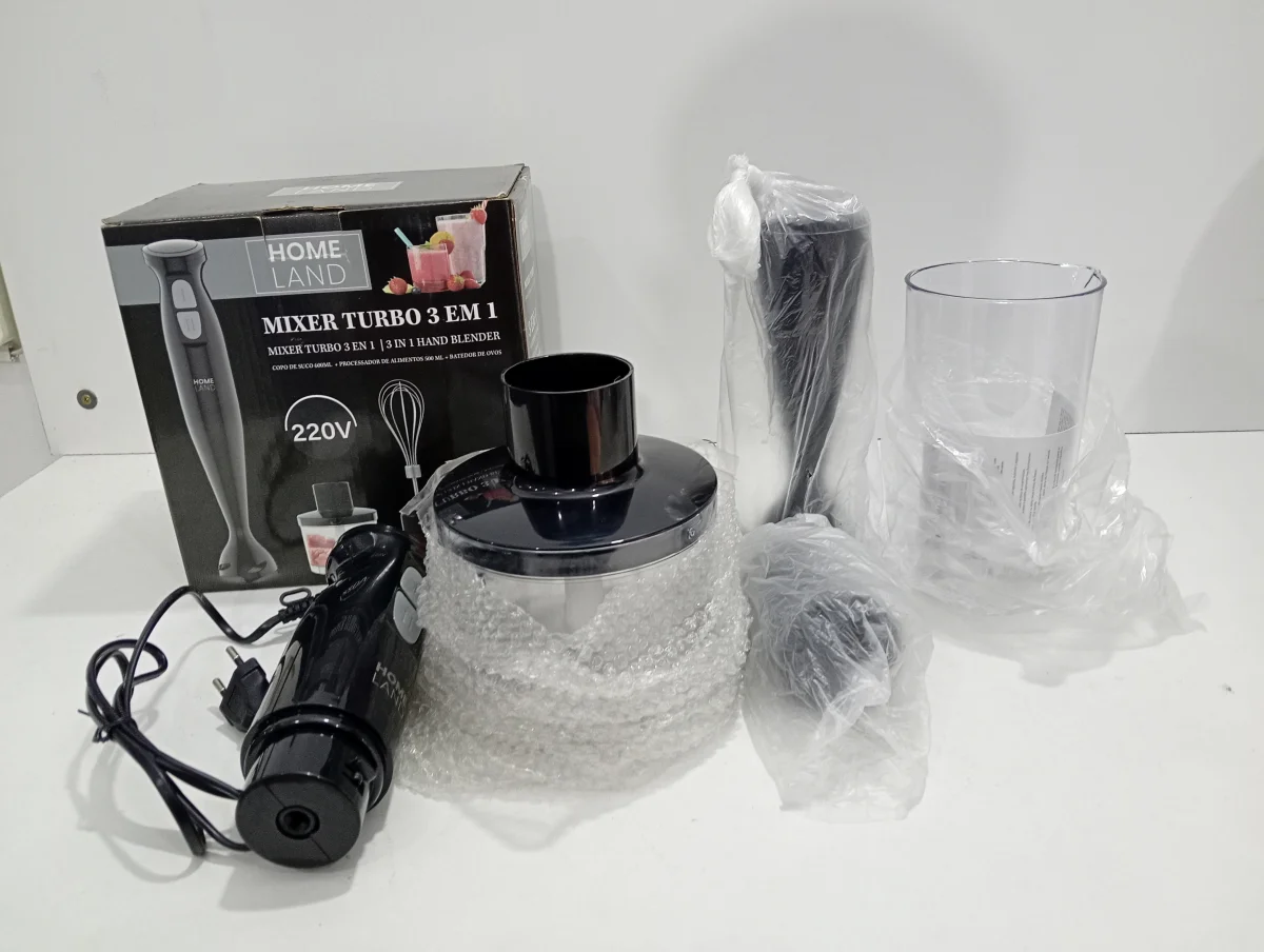 Mixer Marca Home Land Modelo Mixer Turbo Nuevo Sin Uso Con Picador De CarneJarra Acc Con Batidor