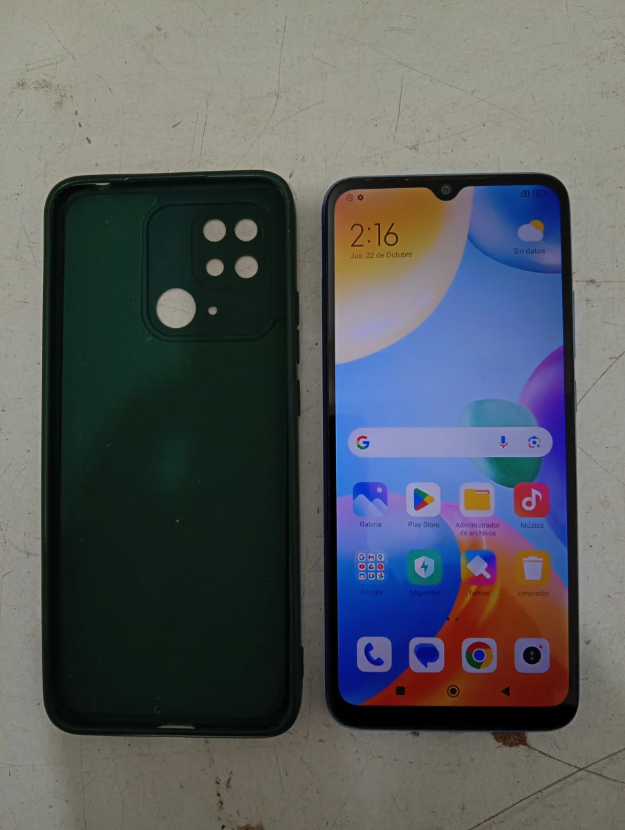 Celular Marca Xiaomi Modelo Redmi 10 C Memoria Ram 4 Gb Almacenamiento Interno 64 Gb Imei 868.860.006.367.854 Acc Funda Color Verde Y Lamina