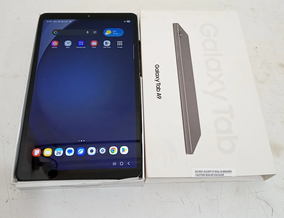 Tablet Marca Samsung Modelo Tab A9 Usado En Buen Estado Con Caja Imei No Tiene Acc No Tiene