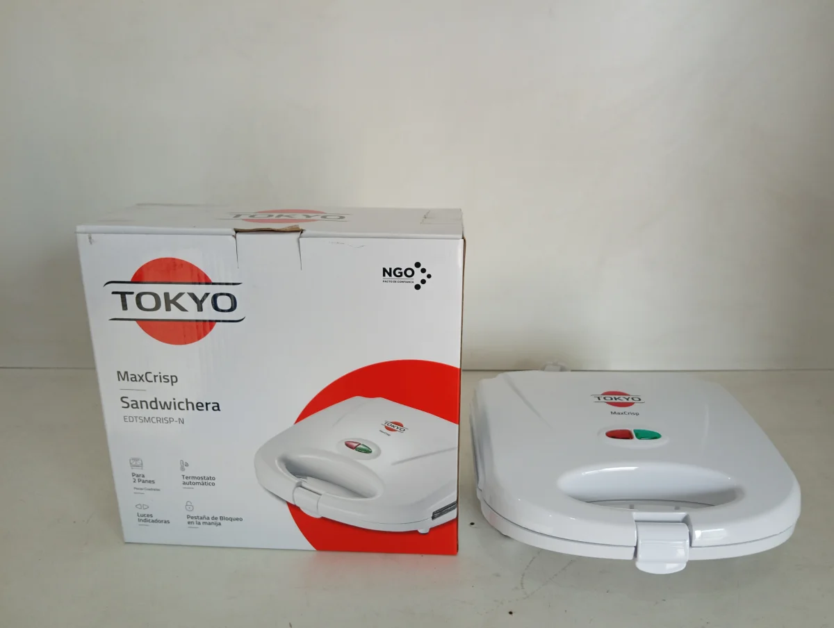 Sandwichera Marca Tokyo Modelo Edtsmcrisp-N Usado En Buen Estado Acc No Tiene